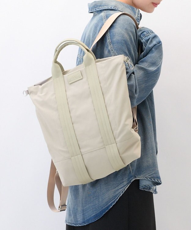 ACE BAGS & LUGGAGE W&.Day/Night レポ 2WAYトート A4サイズ 19171 ダブルアンドデイナイト ライトグレージュ