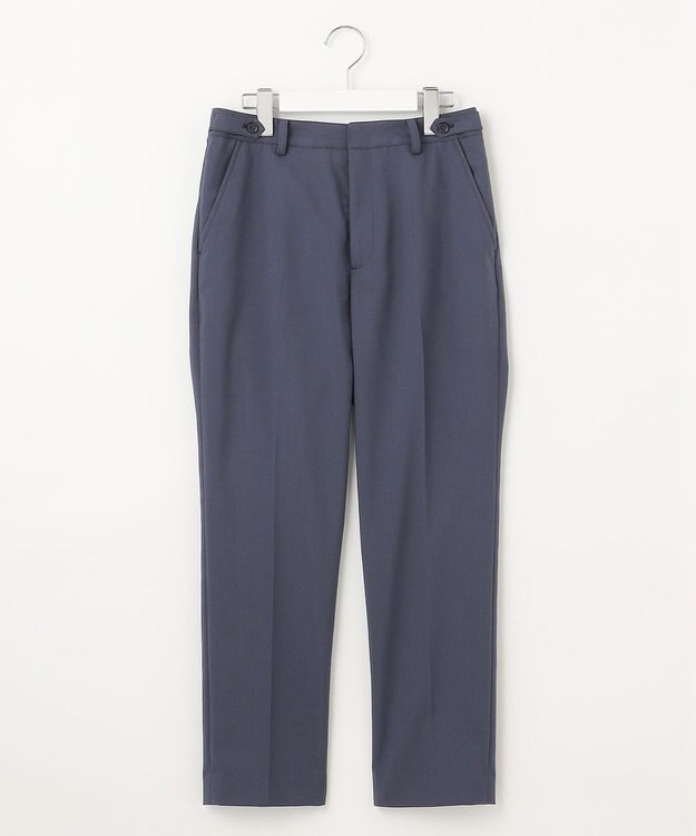 J.PRESS LADIES 【洗える】トロストレッチ テーパード パンツ ダルブルー系