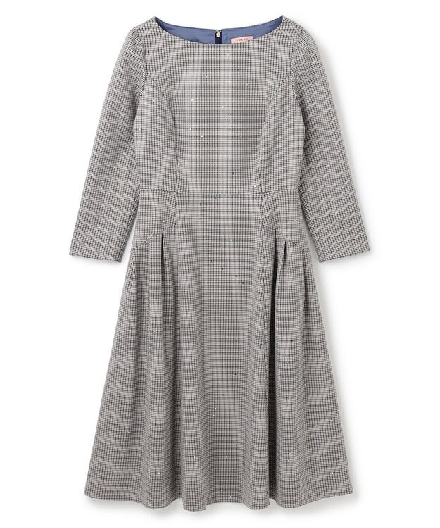 TOCCA 【洗える】MEMORY OF AUTUMN ドレス ブルー系