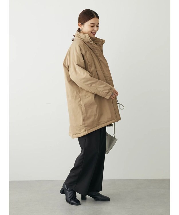 Green Parks あったか中綿コート Beige