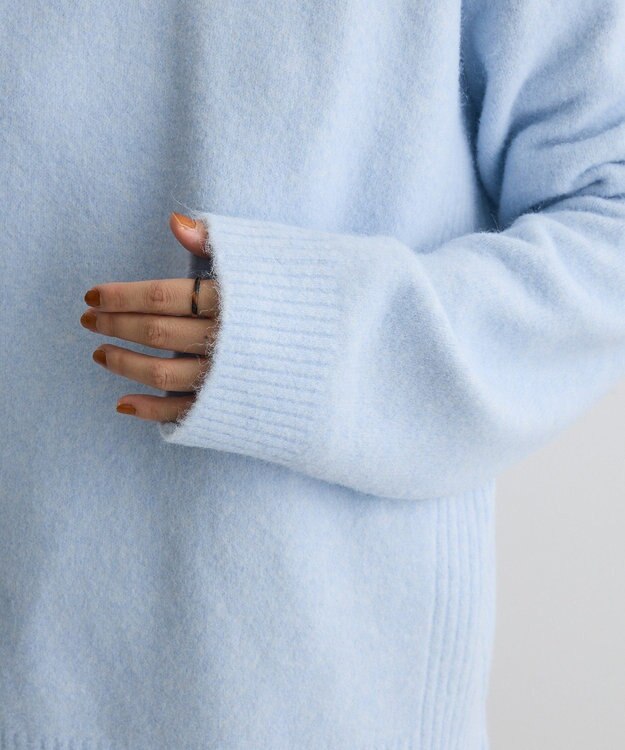 CRAFT STANDARD BOUTIQUE 起毛クルーネックニットプルオーバー Light Blue