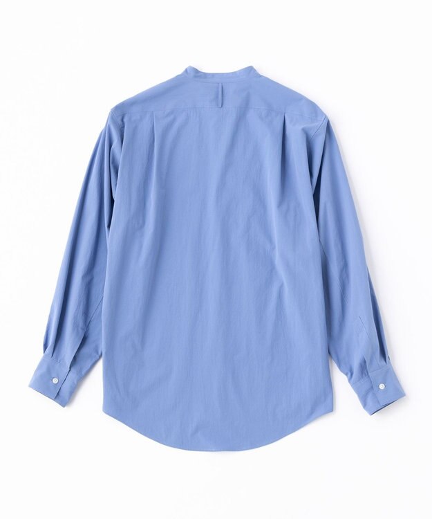 UNFILO MENS コンフォート バンドカラーシャツ  [24年秋冬商品] スモーキー ブルー