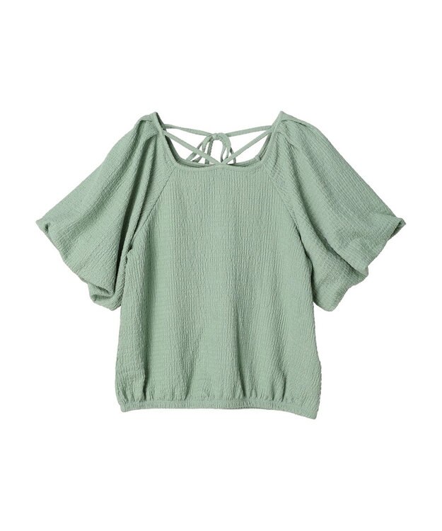 earth music&ecology バルーンスリーブプルオーバー Mint