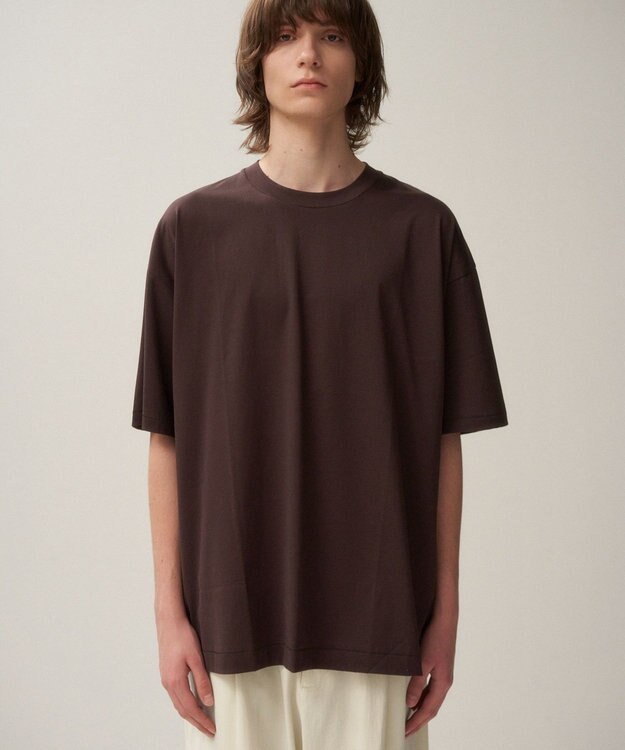 ATON SUVIN 60/2 | オーバーサイズ Tシャツ - UNISEX BURGUNDY
