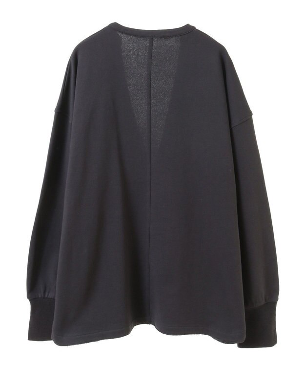 CRAFT STANDARD BOUTIQUE TC裏毛Ｖネックプルオーバー Black