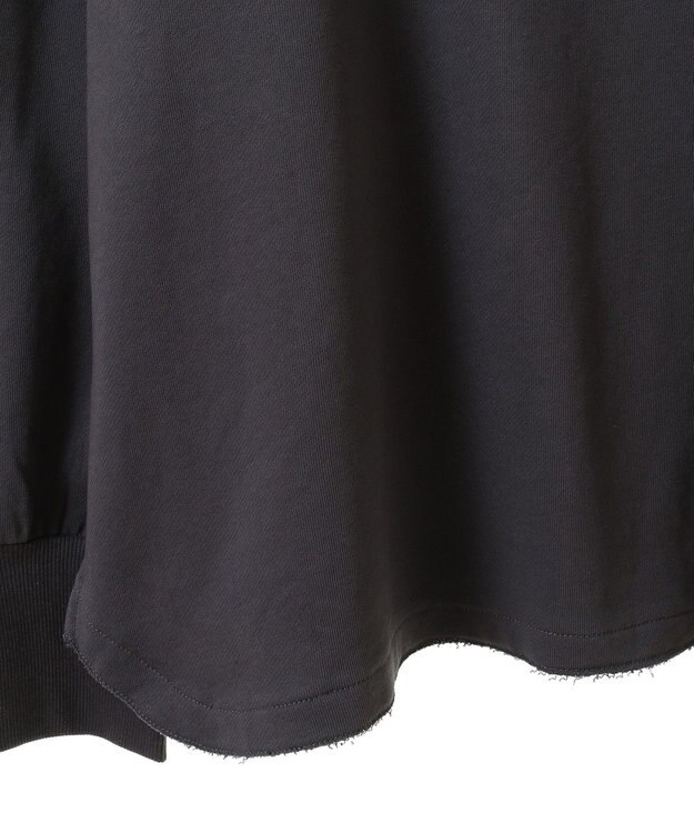 CRAFT STANDARD BOUTIQUE TC裏毛Ｖネックプルオーバー Black