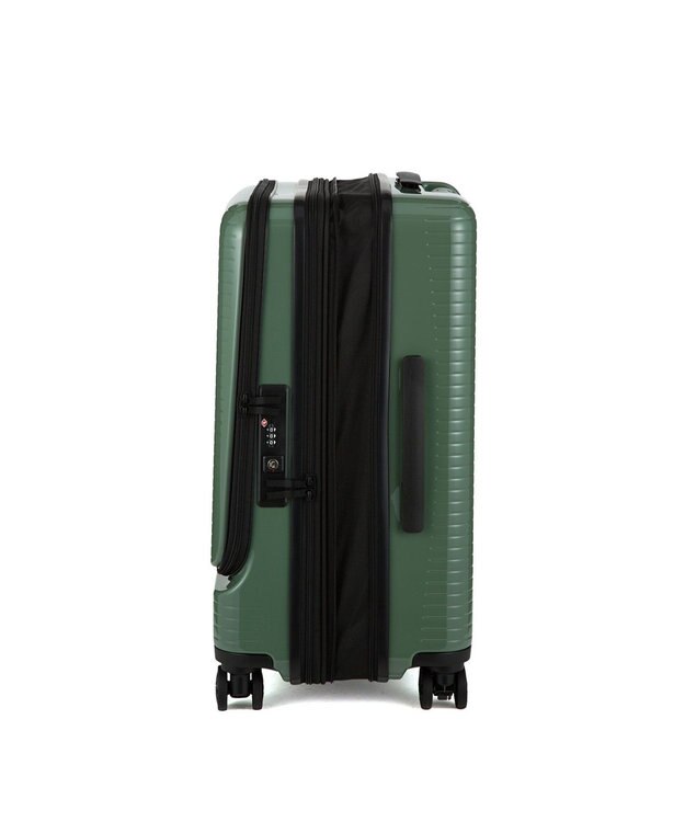 ACE BAGS & LUGGAGE World Traveler プリマス スーツケース 40/56L フロントオープン 06703 ワールドトラベラー グリーン