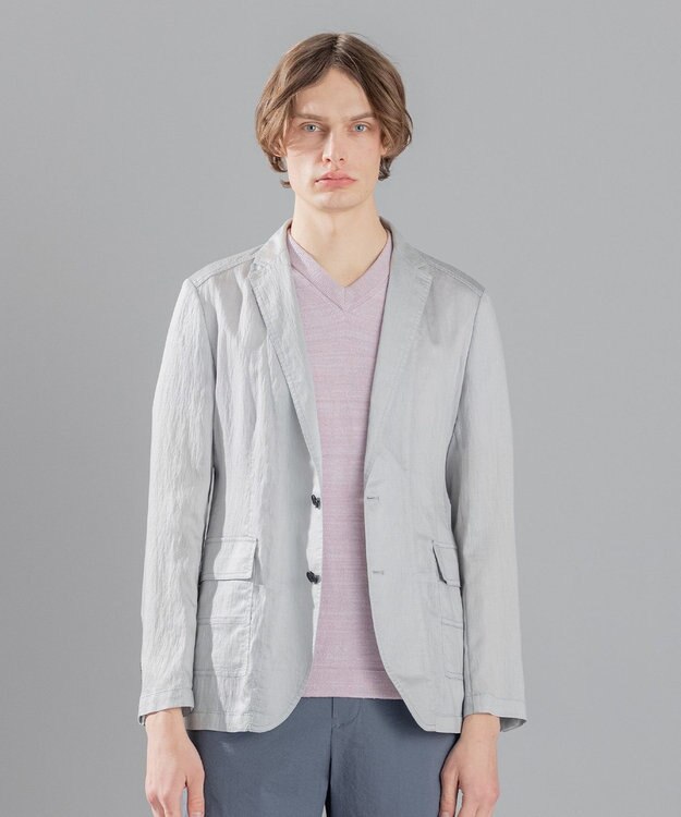 JOSEPH HOMME ストレッチマイヤー　ジャケット ライトグレー系