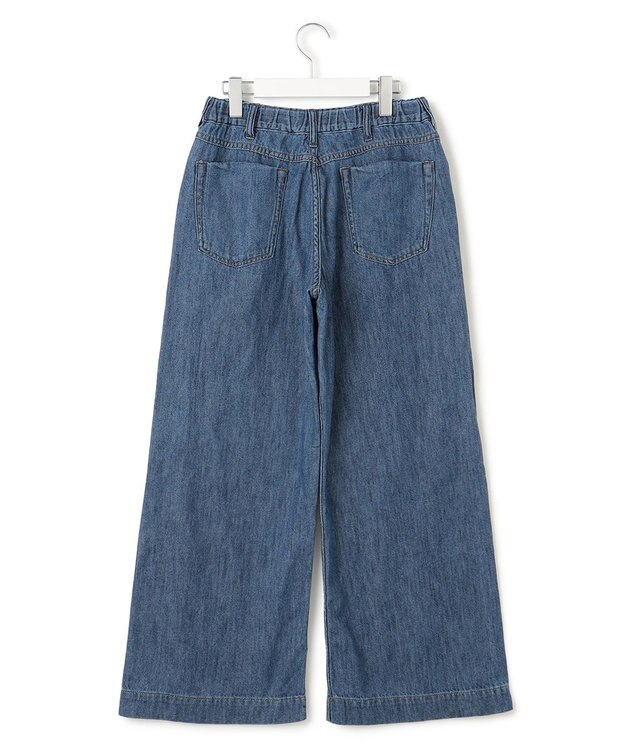 J.PRESS YORK STREET 【WOMEN】ソフトデニムパンツ ダルブルー系