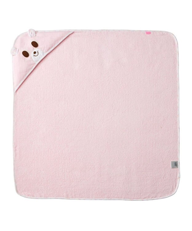 MIKI HOUSE HOT BISCUITS ベビーバスタオル ピンク