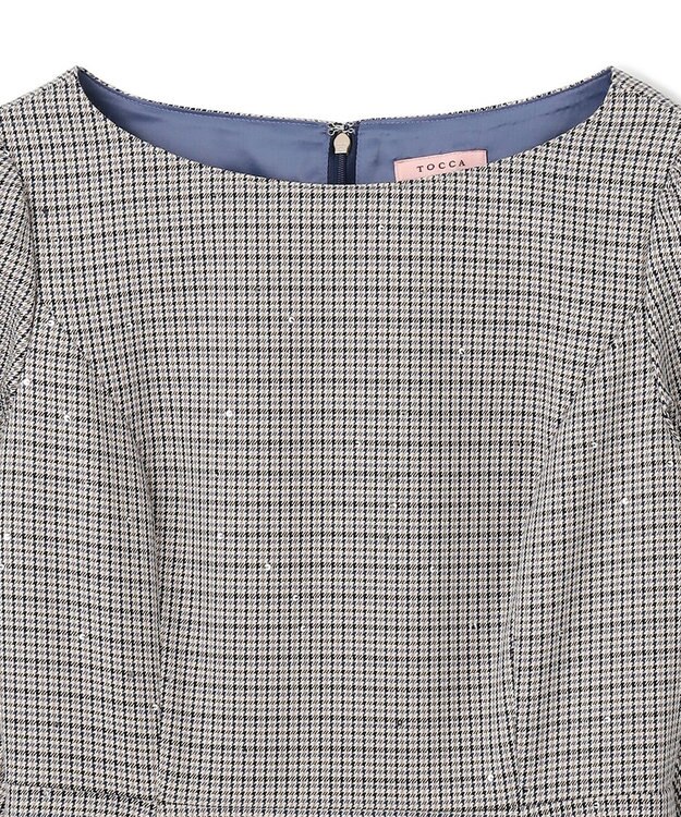 TOCCA 【洗える】MEMORY OF AUTUMN ドレス ブルー系