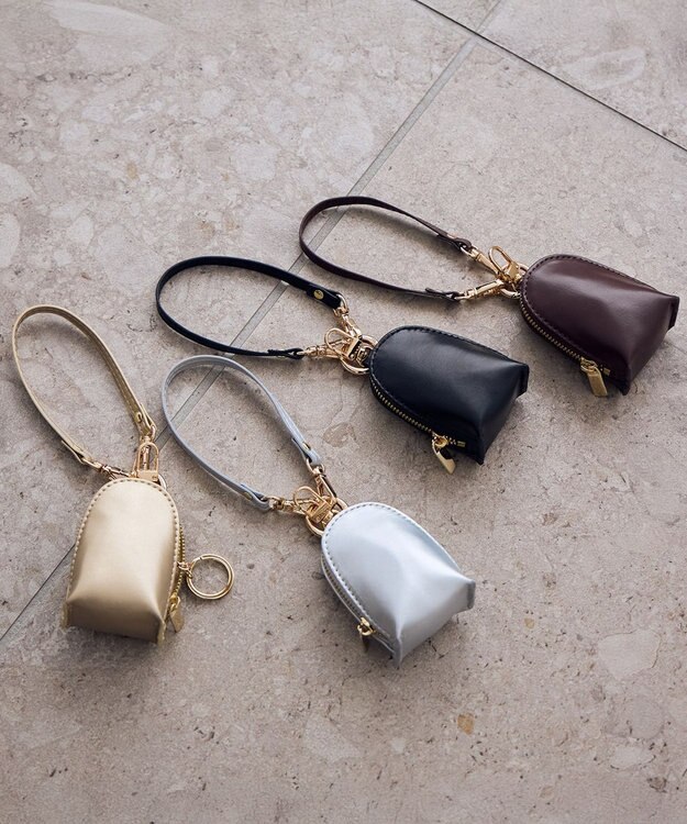 ANY カラビナ付小物入れ ブラック