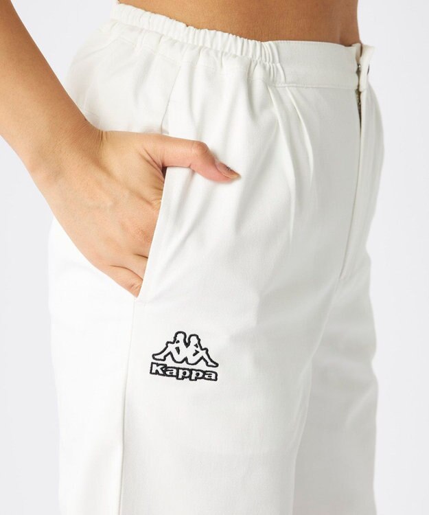 OP／FILA 【Kappa】チノワイドパンツ オフホワイト