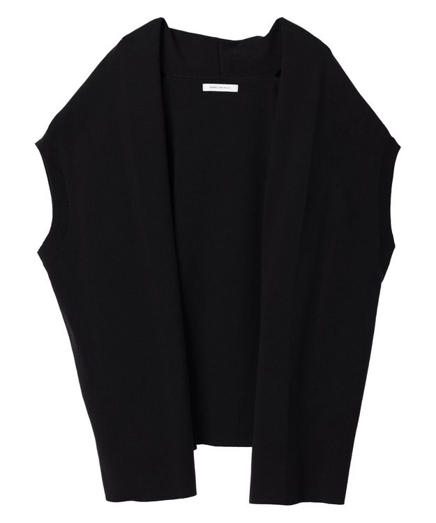 AMERICAN HOLIC コクーンニットジレ Black