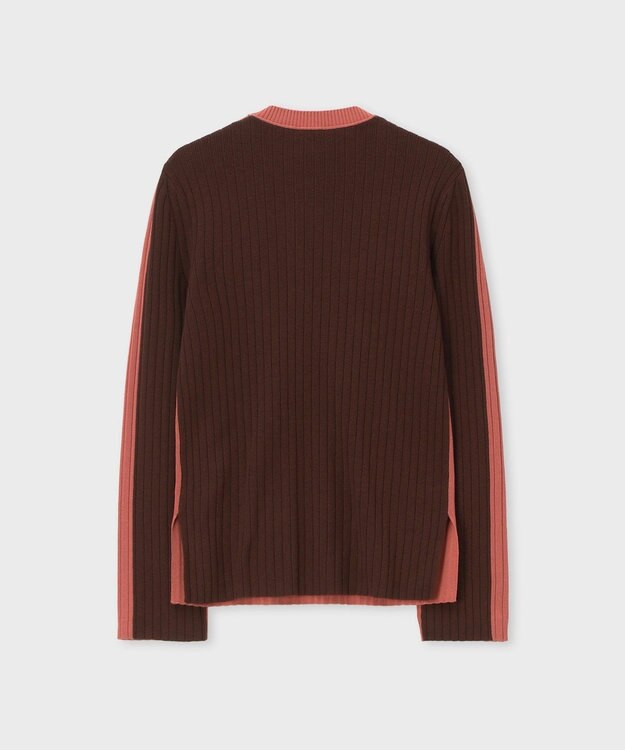 Paul Smith バイカラー スリット ニット ピンク