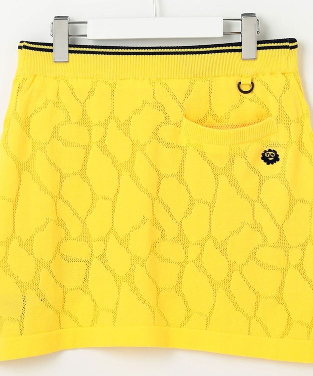 PW CIRCULUS 【WOMEN】ジラフメッシュ スカート ゴルフウェア レディース イエロー系