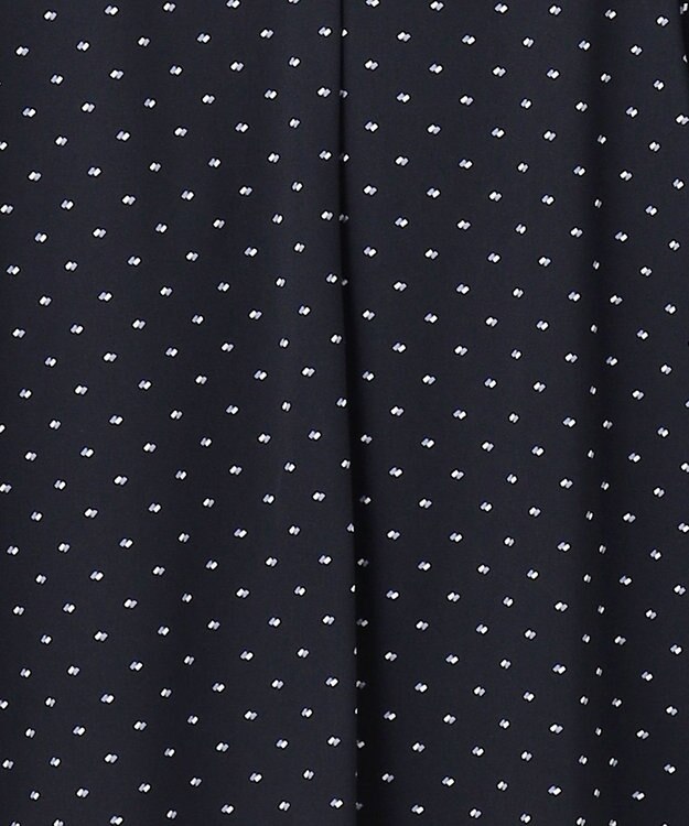 ANY SIS 【接触冷感・吸水速乾・UVケア】エアリードレープスムース 七分袖 ブラウス ネイビー系