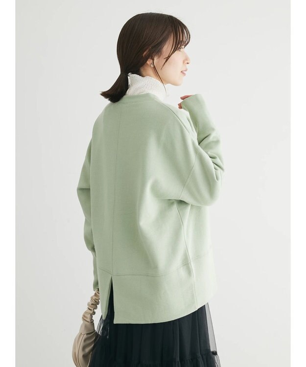 Green Parks Ｂｒｕｓｈｅｄ　センターシーム裏起毛プルオーバー Mint