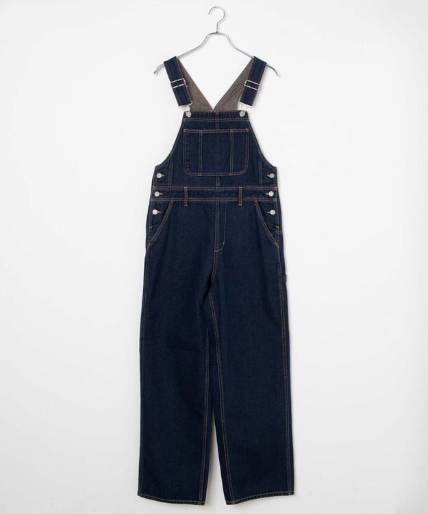 WEGO デニムオーバーオール デニム濃色