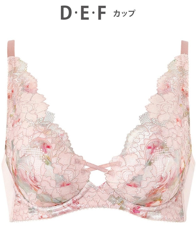 WACOAL 【重力ケアブラ】 ノンワイヤーブラ バストを重力から守る まる胸をキープ ラクなつけごこち Gカップまで対応 大きいサイズ レディース BXB194 /ワコール ピンク