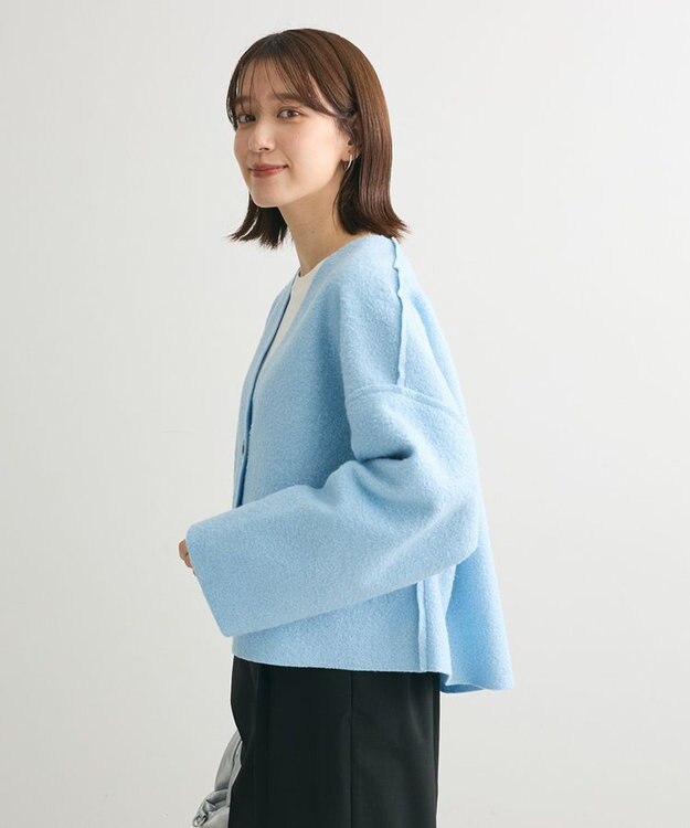 Green Parks リバーシブルカーディガン Blue