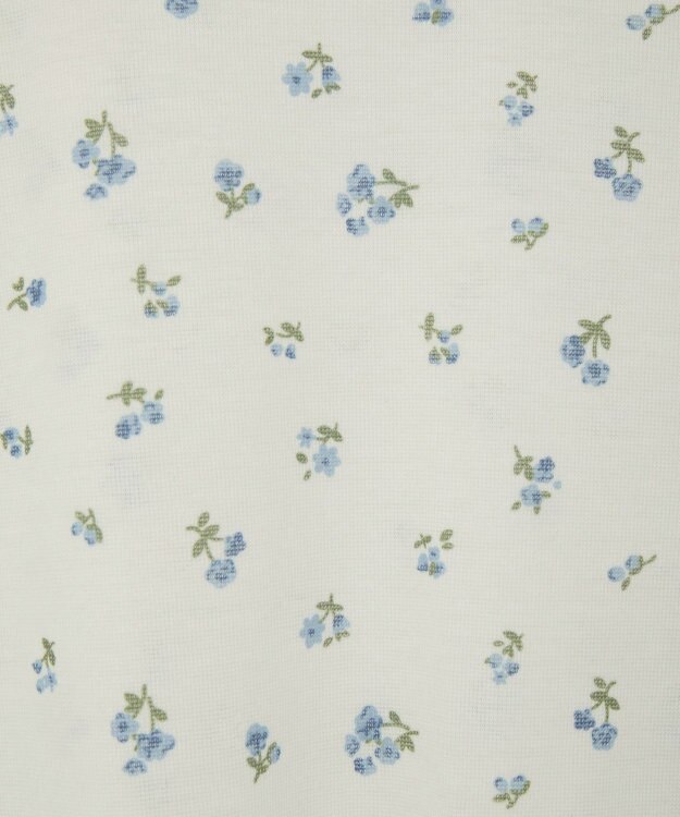 earth music&ecology ハイネックフラワーメロープルオーバー Ivory