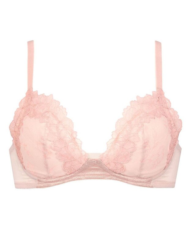 Wing 【マッチミーブラ】　ノンワイヤー　ブラがわたしに合わせてくれる　しめつけない快適な着用感　ウイング／ワコール　KB2070 ピンク