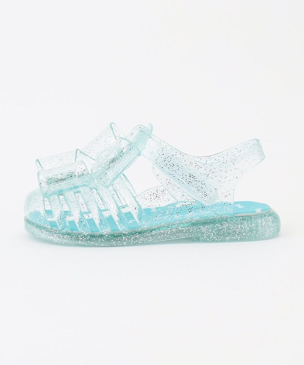 ANY KIDS ラメ入り グルカ サンダル ミント
