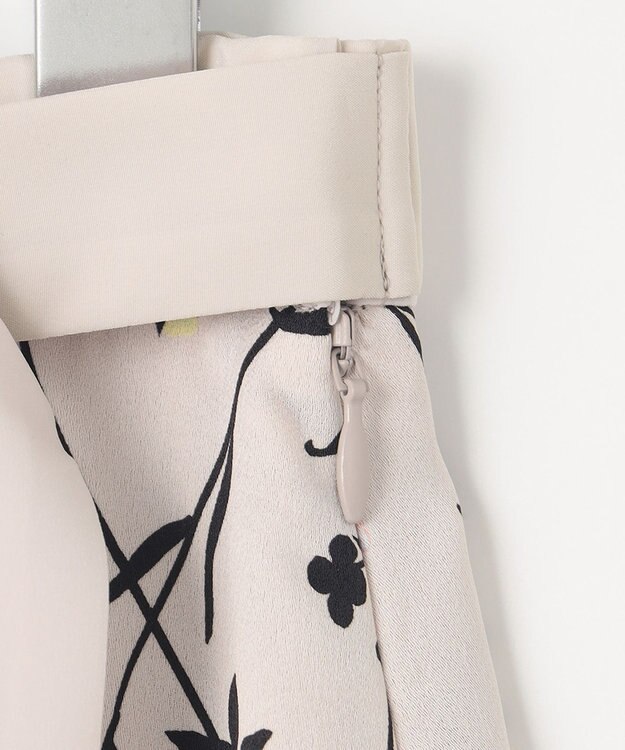 自由区 【洗える・XSサイズあり】ハーバルフロープリント スカート ベージュ系4