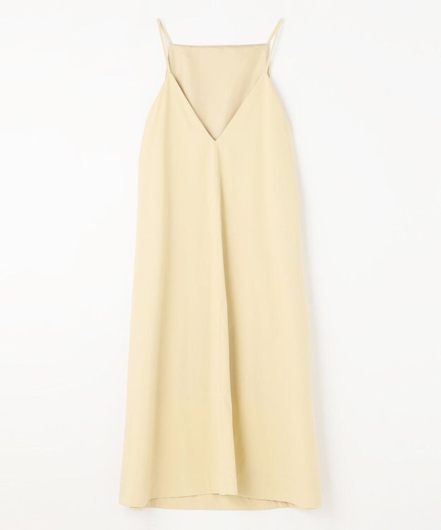 NAVE 【Nave・洗える/撥水加工/ストレッチ素材】ライトタフタ  キャミドレス ライトイエロー系