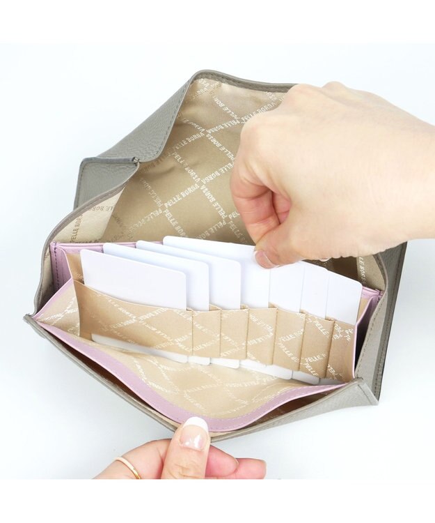 PELLE BORSA ギャルソンウォレット Fine Goods 5447 トープ