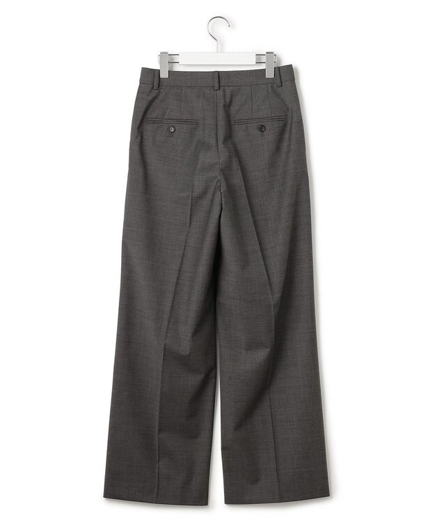 23区 L 【セットアップ着用】ファインネスウール ワイド パンツ グレー系