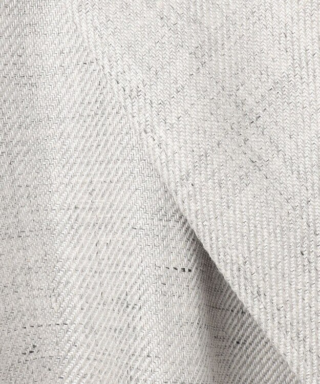 ICB L 【日本製】トリアセリネンシャイニーツイル ロングジャケット ライトグレー系