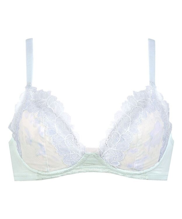 Wing 【マッチミーブラ】　ノンワイヤー　ブラがわたしに合わせてくれる　しめつけない快適な着用感　ウイング／ワコール　KB2070 ターコイズ