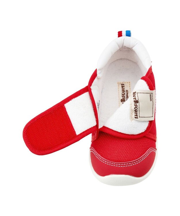 MIKI HOUSE HOT BISCUITS 【14-15cm】 セカンドベビーシューズ 赤