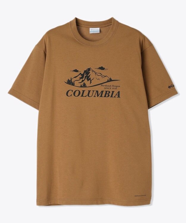 Columbia Columbia/ ヤハラフォレストグラフィックショートスリーブTシャツ /コロンビア Delta、 Front Print