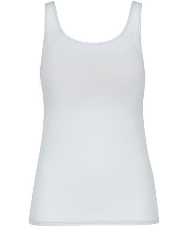 Wing 【SHIHOさん着用】 カップ付きタンクトップ ラク きれいなバストシルエット 【シンクロブラトップ 吸汗速乾タイプ】 ブラトップ ET1152 ウイング／ワコール グレイッシュブルー