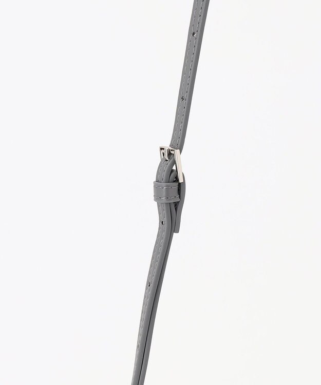 J.PRESS LADIES 【2way】ナイロンギャザー ショルダー バッグ グレー系