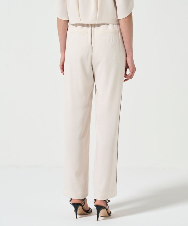 GRACE CONTINENTAL サイドラインイージーパンツ キナリ