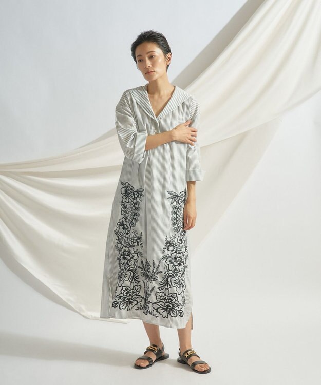 美品】GRACE CONTINENTAL☆刺繍ワンピース 美品 グレース