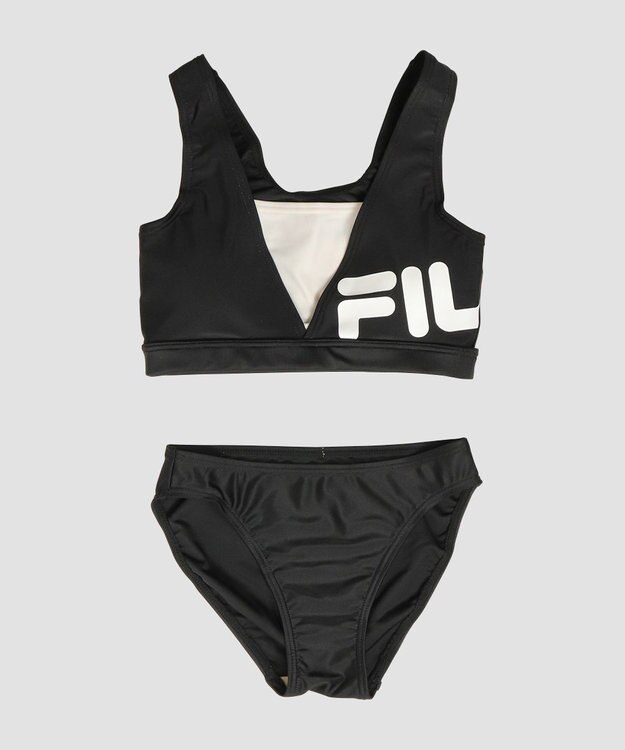 OP／FILA 【FILA】Ｔシャツ付きセパレート4点セット水着 サックス