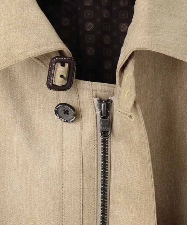 JOSEPH ABBOUD 【軽量/スウェードタッチ】ライトスウェードジャケット ベージュ系