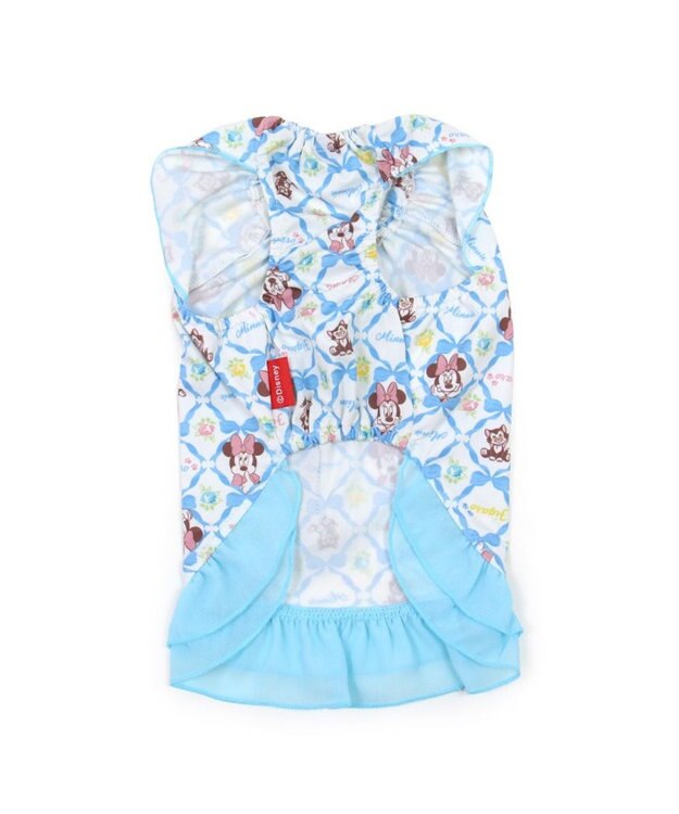 PET PARADISE ディズニー ミニー リボン クール 天竺 タンクトップ 小型犬 ブルー