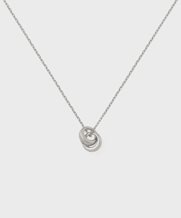 Paul Smith Double Ring Motif ネックレス シルバー