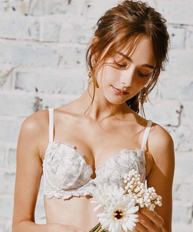 San-ai Resort（三愛水着楽園） エレガントコレクション【2411】単品ブラU80カップ 【northerly】 ホワイト