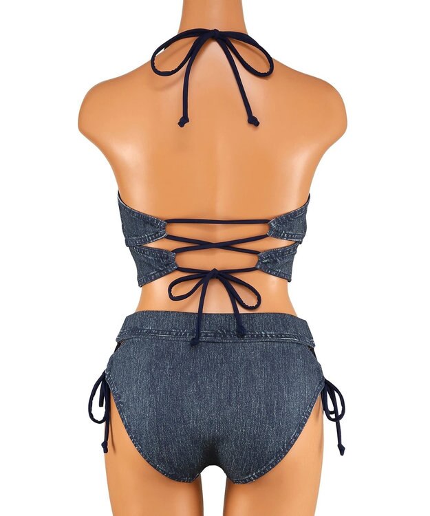 San-ai Resort（三愛水着楽園） ハイネックノンワイヤービキニ　9M　【San-ai Resort（サンアイリゾート）】 ネイビー