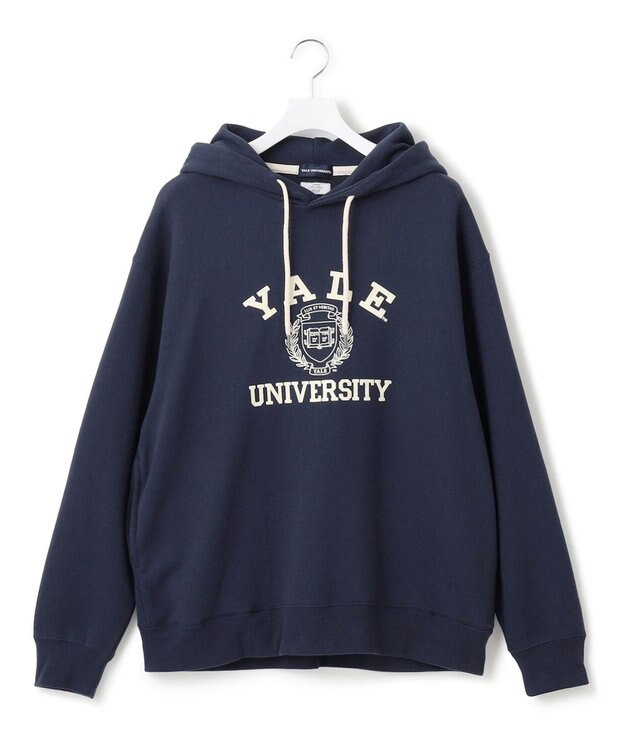 J.PRESS YORK STREET 【UNISEX】YALE裏毛パーカー ネイビー系