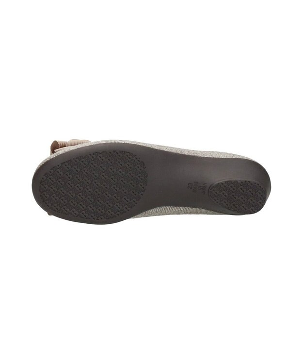 Bridget Birkin ＜3E＞【Bridget Birkin Walk】グログランリボンウォーキングパンプス グレー雑材