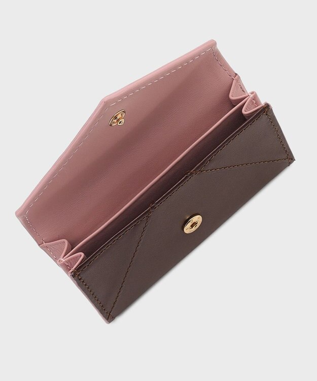 GRACE CONTINENTAL 【Valentine】LetterCardCase ブラウン