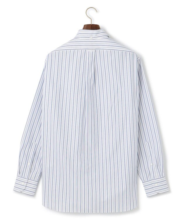 J.PRESS MEN ドビーマルチストライプ シャツ ホワイト系1